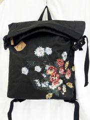 スーパーハッカ HAKKA glanta リュック 花柄刺繍 バックパック - メルカリ