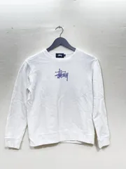 Stussy ステューシー ロゴ刺繍 スウェット size S/白 ■■レディースのサムネイル