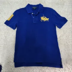 POLO RALPH LAUREN ポロラルフローレン の 'ビックポニー' LINE キッズ 半袖 カラーTシャツ (7 8歳)