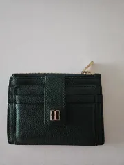 DAKS レディース カードウォレット 二つ折り財布 グリーン