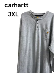 carhartt 長袖 カットソー ロンT 3XL グレー　　　　954