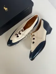 ラルフローレン レディース ウイングチップ オックスフォードシューズ