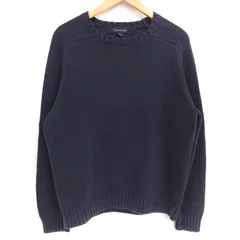 【現状渡し品】 LANDS'END ランズエンド 90S COTTON KNIT ニット セーター 長袖 トップス 古着 ヴィンテージ 【146-260424-rs-10-fur】