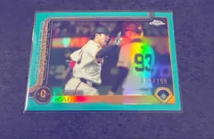 [ジャージナンバー]  甲斐拓也　Topps chrome NPB 2025 199枚限定　AQUA REFRACTOR 巨人 読売ジャイアンツ