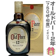 【おいしいウイスキー・1本】オールドパー 12年 ブレンデッド スコッチウイスキー 40% 750ml 箱付 (英国)【沖縄・離島配送不可】のサムネイル