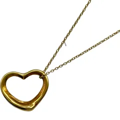 ティファニー TIFFANY＆CO オープンハートネックレス ゴールド 750 ジュエリー