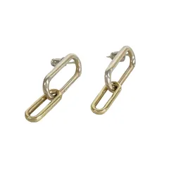 PHILIPPE AUDIBERT(フィリップオーディベール) ピアス美品  - シルバー×ゴールド