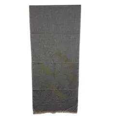 アルマーニエクスチェンジ ARMANI EXCHANGE メンズ ストール 大判 ロゴ入り コットン混 184×74 グレー 954002【ZY6】
