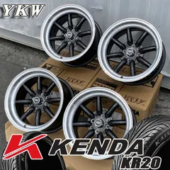 KENDA ケンダ KR20 × 15インチ 8.0J ±0 PCD100 114.3 4穴 195/50R15 195/55R15 新品タイヤホイール4本セット カスタムサイズ