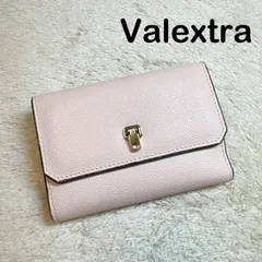 Valextra ヴァレクストラ 二つ折り財布 レザー 薄ピンクのサムネイル