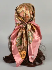 アクセサリー レディース スカーフ 1枚 レディース マルチカラー ペイズリー柄 ペイズリー柄 織り込み プリントスカーフ ショール、旅行、パーティー、イブニングイベントに最適なスタイリッシュなヘッドラップ