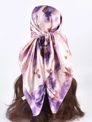 アクセサリー レディース スカーフ 女性用花柄ファッションバンダナ 1枚、デイリーライフに最適なエレガントなバンダナ、髪飾り、ヘッドバンドでおしゃれを楽しもう