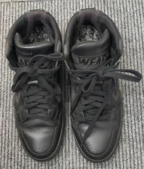 ★コンバース ウエポン ハイカット オールブラック レザー 28cm　27㎝　27.5cm