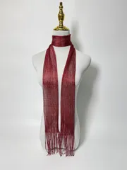 アクセサリー レディース スカーフ 1個 レディース シンプル フリンジデコレーション ファッションストール デイリー使い アクセサリー レディース冬秋