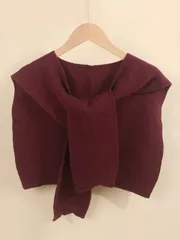 アクセサリー レディース スカーフ 女性用 可愛らしい甘いデザイン 無地 ニットショールカーディガン1枚、日常用温かい肩掛け小物