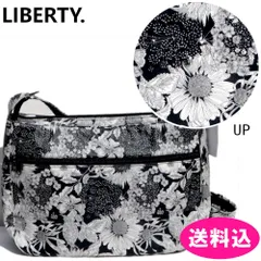 リバティ　定価19,800円　ショルダーバッグ　リバティプリント　日本製　PVC加工　ダンクレア黒のサムネイル