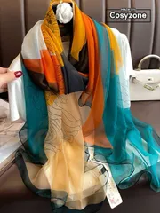 アクセサリー レディース スカーフ このシフォンスカーフは、アウトドアアクティビティ、レジャー、装飾に適しています。ヘッドスカーフ、ヘアバンド、ヘアアクセサリーとして使用でき、全体的な外観を引き立てる理想的なアクセ