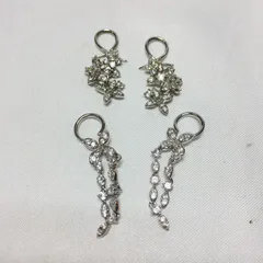 S【ヴィンテージ】アクセサリーパーツ イヤリング ペンダントトップ レディース