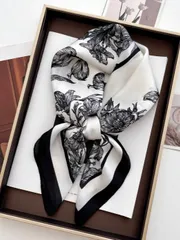 アクセサリー レディース スカーフ 1枚 新作 プリントスカーフ レディース、多用途ファッションネッカチーフ&ショール レディースバンダナ ドレス用