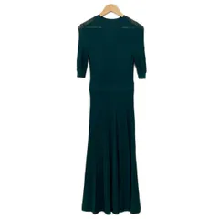 CELFORD(セルフォード) ワンピース サイズ38 M レディース美品  - ダークグリーン 半袖/ロング