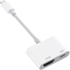 iPhone hdmi変換ケーブル i-Phone テレビに映す MFi認証済み iPad/i-Phone ミラーリング Lightning HDMI 変換 1080P@60HZ HD画質 遅延なし TV大画面 自動接続 給電不要