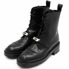 未使用 エルメス HERMES ファンク ケリーブーツ ♯35 レザー ブラック 