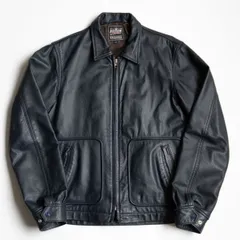 【美品】KADOYA【シングルライダースジャケット】 LL ネイビー レザー カドヤ 26040635のサムネイル