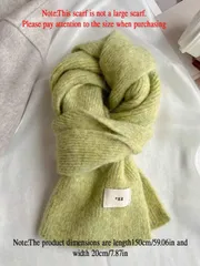 アクセサリー レディース スカーフ 1個 女性用装飾編みスカーフ、ソフトで暖かい編みカシミアネックウォーマー、学生に適しています、小さいサイズ