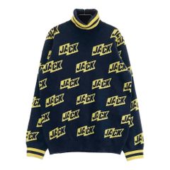 CPG GOLF ゴルフウェア　ニット　セーター　総柄　シーピージー　レディース サイズ：M CPG GOLF シーピージーゴルフ ニットセーター ロゴ総柄