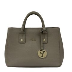 フルラバッグFURLA フルラ リンダ トートバッグ グレージュ - メルカリ