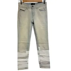  ディーゼルブラックゴールド DIESEL BLACK GOLD レディース ジーンズ デニム 牛革レザー切替 24 ライトブルー PAPRYL-A【ZY6】のサムネイル