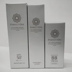 Y5694 パーフェクトワン SPモイスチャーUV 50g・薬用ホワイトニングローション 50ml・BBクリーム 25g 計3点セットのサムネイル
