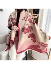 アクセサリー レディース スカーフ 1枚 女性用スカーフ カシミア調 カラー ロングショール スカーフ タッセル 柄プリント 暖かい シルキーソフト ウール ファッション 大判ショール ラップ 秋冬 デイリー ドレ