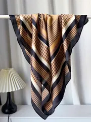 アクセサリー レディース スカーフ 上品な女性用 春夏スカーフ、軽量デイリーバンダナ、ヘアバンド、ヘッドバンド、スタイリング用の理想的な小物