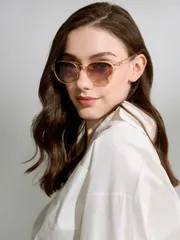 アクセサリー レディース アイアクセサリー 1個 レディース ラウンドフレーム ファッショングラス、かわいい装飾クリアレンズ、アウトドアアクティビティ ビーチアクセサリー レディース用グラス シェード ウィンターギ