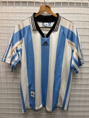 雰囲気抜群】90s adidas ゲームシャツ ポロ アルゼンチンカラー - メルカリ