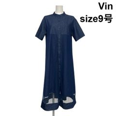 Vin半袖 ロングワンピース 38 定価24000円 ヤマダヤ スコット
