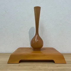 【成】伝統工芸 日本三大美林 青森ひば 一輪挿し 【5764YO】D24