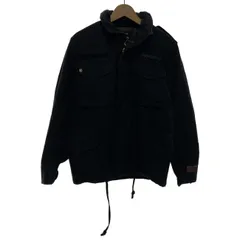 【中古】　OBEY　ブルゾン　ハイネック　フルジップ　無地　ワッペン　ストリート　古着　/0157のサムネイル