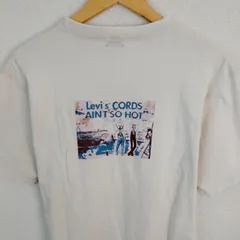 Levi's リーバイス Tシャツ ロゴプリント オフホワイト Lサイズ メンズ 古着 アメカジ ストリート
