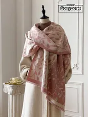 アクセサリー レディース スカーフ 1枚 エレガントな2トーンフローラルジャカードスカーフ、女性用の暖かく使い勝手の良い、エアコン室内、秋冬向け、ファッションアクセサリーとドレスのギフトに適しています