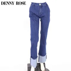 デニーローズ DENNY ROSE レディース ロールアップジーンズ ロールアップデニム ネイビー系（サイズ/40）sa1056のサムネイル