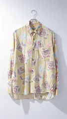 90’s NARACAMICIE イタリア製 Oriental Pattern Rayon Shirtのサムネイル