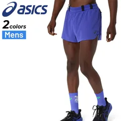アシックス ランニングパンツ メンズ 海外サイズ S-XLサイズ asics METARUNスプリットショーツ インナー付 吸汗速乾 ショートパンツ  マラソン トレイル 陸上 トレーニング スポーツウェア 男性 ボトムス 短パン  /2011D447