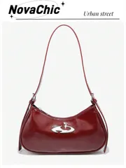 バッグ レディース ショルダーバッグ 1個 ファッショナブルなタイプのリベット装飾ヴィンテージブロック装飾レディースショルダーバッグ、デイリートラベルに調整可能、ニッチデザイン、スチームパンク、ゴシック、Y2Kショ