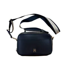  トミーヒルフィガー Tommy Hilfiger レディース ショルダーバッグ カメラバッグ 2way レザー調 紺 ネイビー AW0AW10152【ZY6】のサムネイル