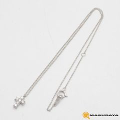 ヴァンドーム青山 ダイヤモンドクロスネックレスD0.18ct【美品 