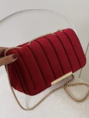 バッグ レディース ショルダーバッグ ビジネス カジュアル スクエアバッグ 軽量 防水 チェーン付き パーティー 結婚式 プロム 夜会に最適 ドレス ウェディングドレス フォーマルドレス 誕生日ドレスに合わせる完璧