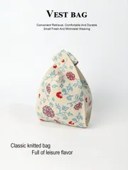 バッグ レディース ハンドルバッグ 折りたたみ式 軽量 フローラルクロシェ ハンドバッグ ショルダーバッグ トートバッグ、フォトシュート、カレッジ、バケーション、ボヘミアンスタイルの女性に