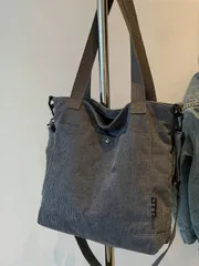 バッグ レディース トートバッグ ファッショナブルなコーデュロイ ショルダークロスボディバッグ、大容量トートバッグ、ショッピングバッグ、学生用トートバッグ、多数のコンパートメント、ビーチ、学校、仕事、日常使いに最適